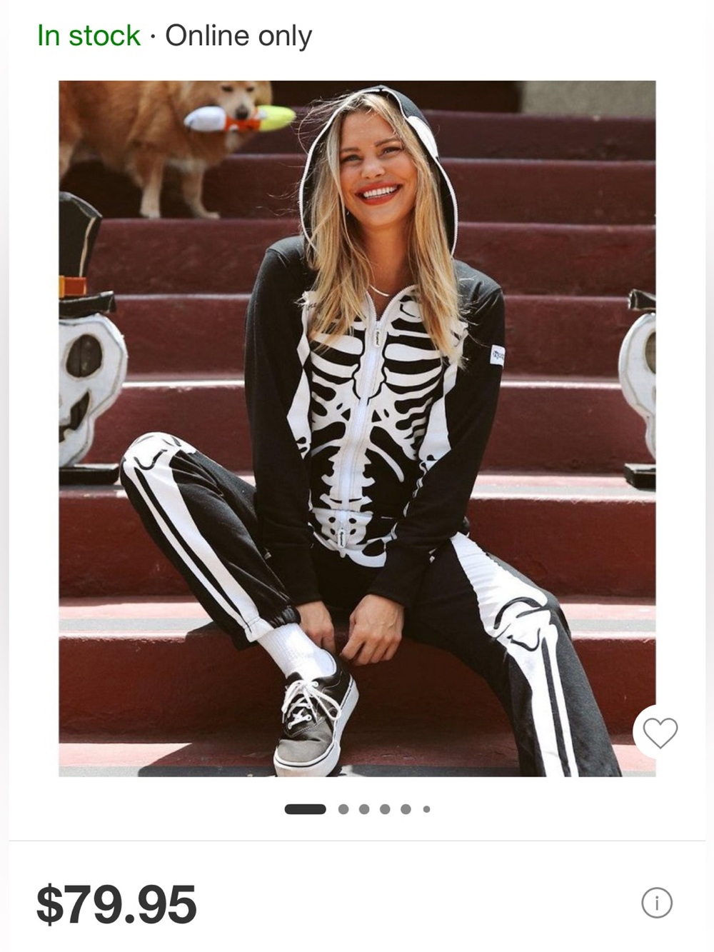 Tipsy Elves Black Skeleton Jumpsuit